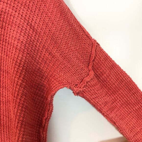 MOTH ANTHROPOLOGIE OMBRÉ WAFFLE KNIT TOP SIZE XS - Picture 4 of 7